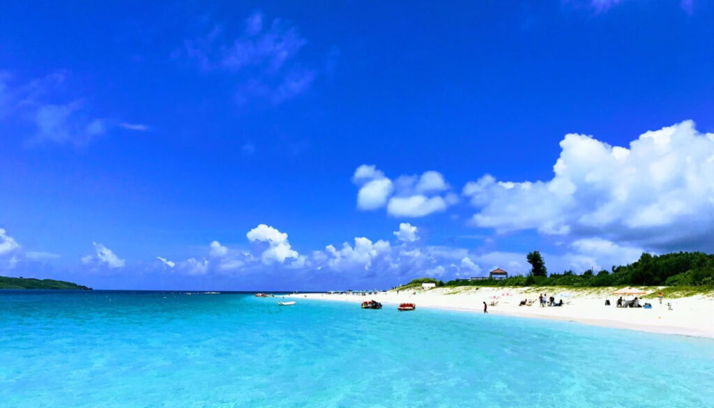 宮古島の海・パイナガマビーチ